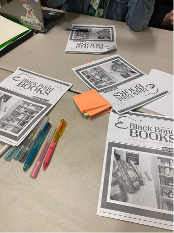 Custom workbooks for co-creation with Black Bond Books Staff