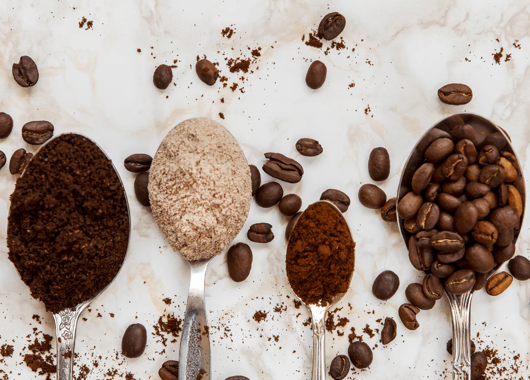 Coffee beans banner