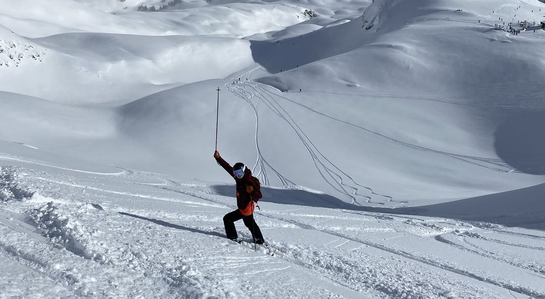 Picture of me skiing in Austria