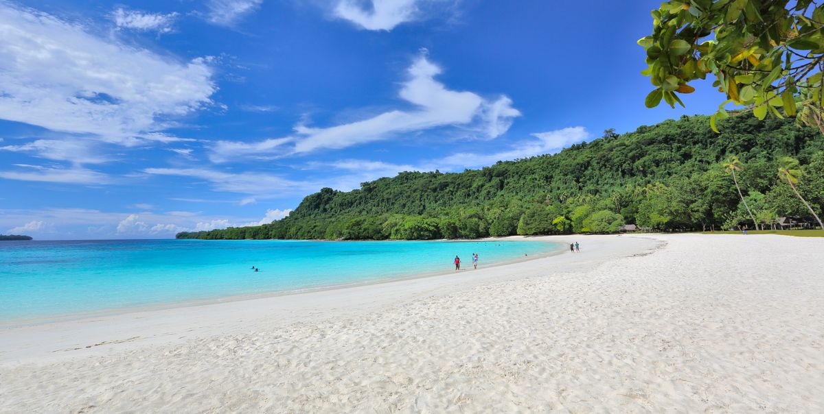 A quiet and calm beach