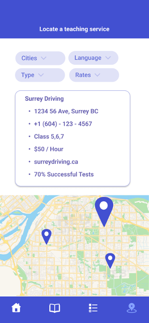 Get Driving app feature