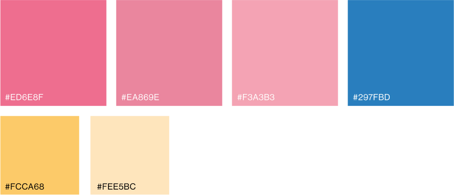 colour palette of the art direction