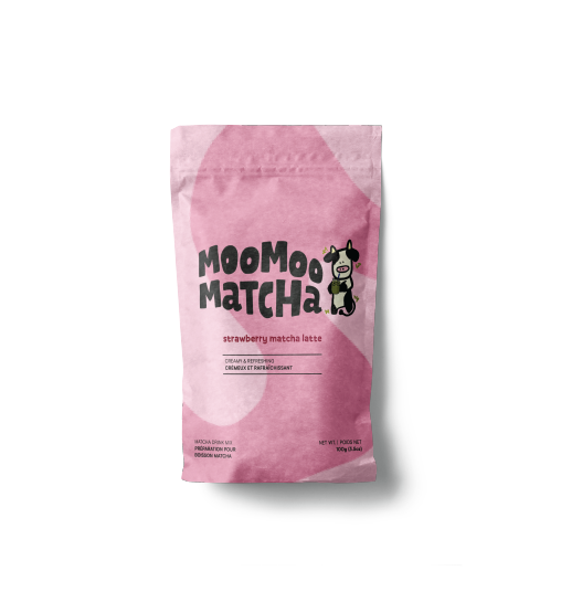 front product image of strawberry matcha