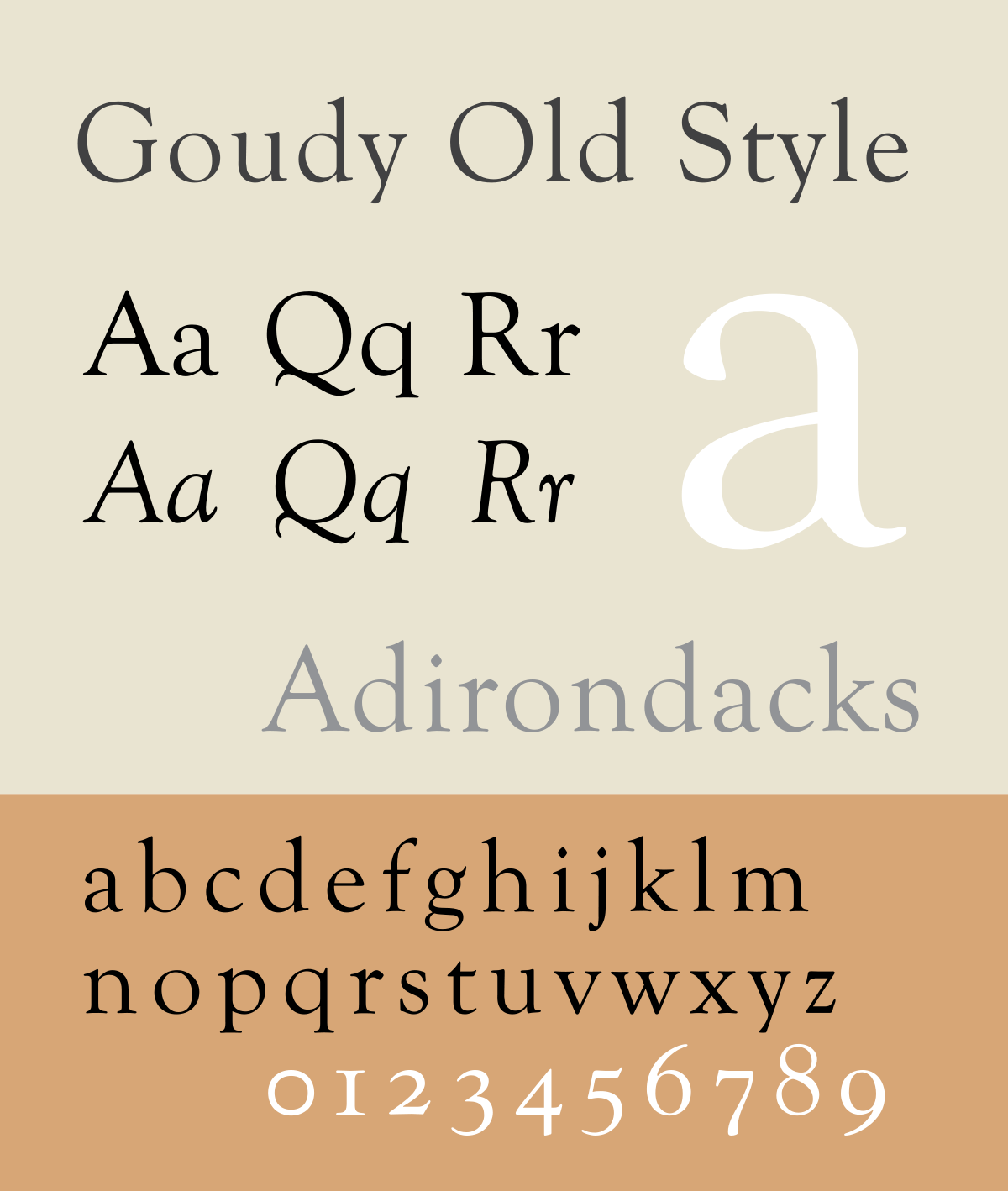 Goudy Old Style font