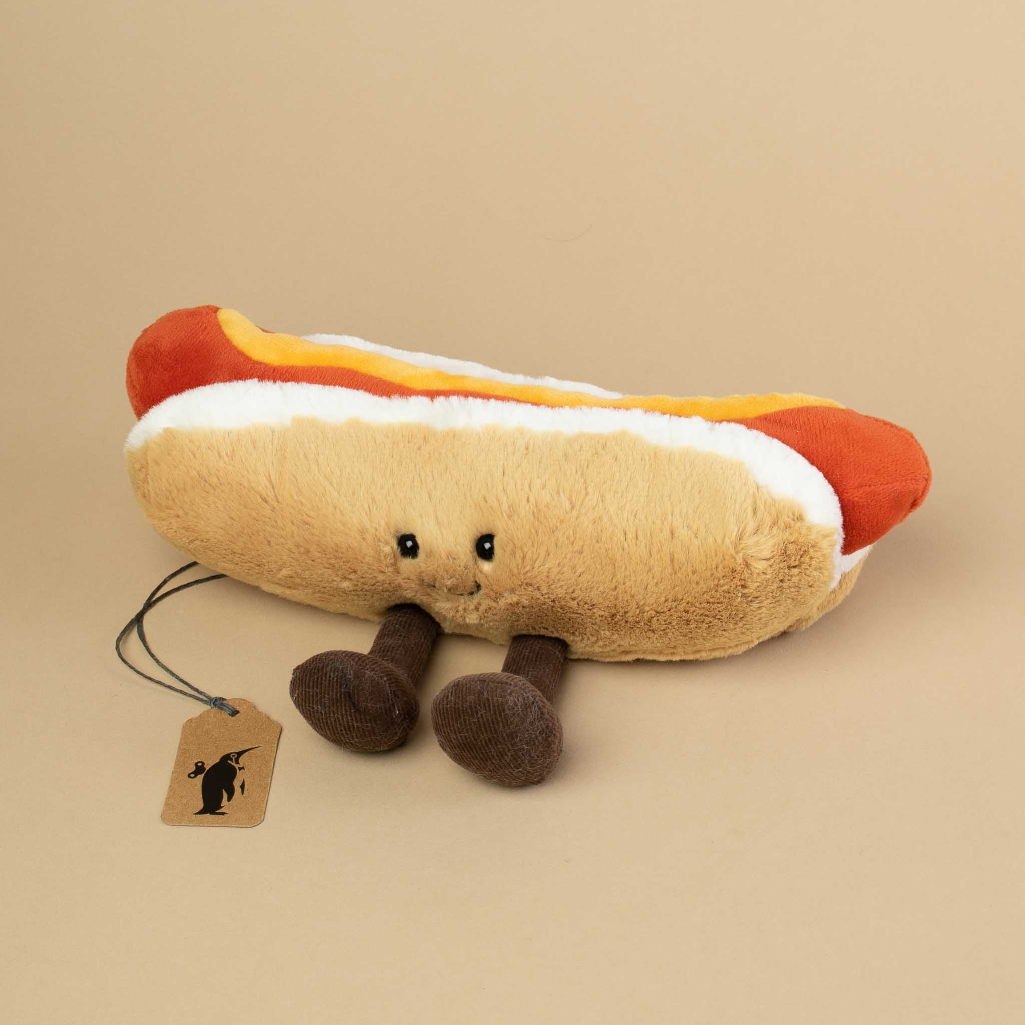 hotdog on table image