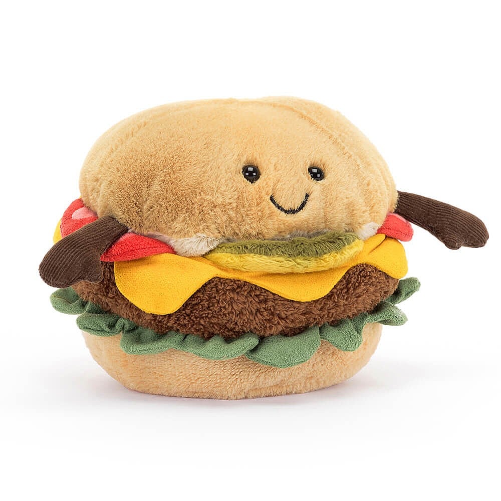  The image of burger leads to product page