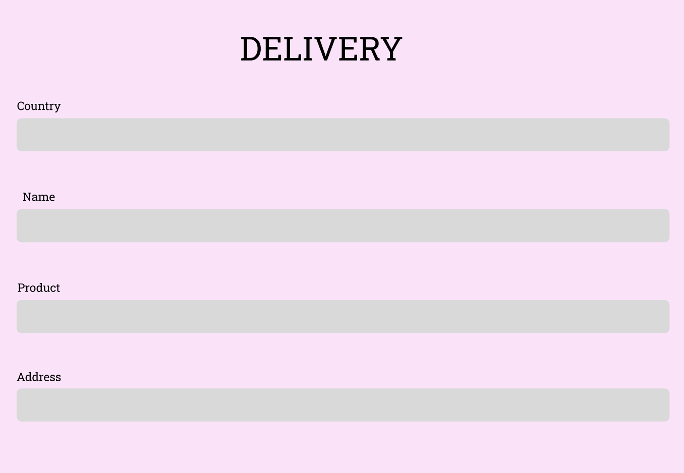 Delivery Section