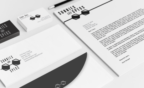 Sunnies and Specs Business stationary mockup