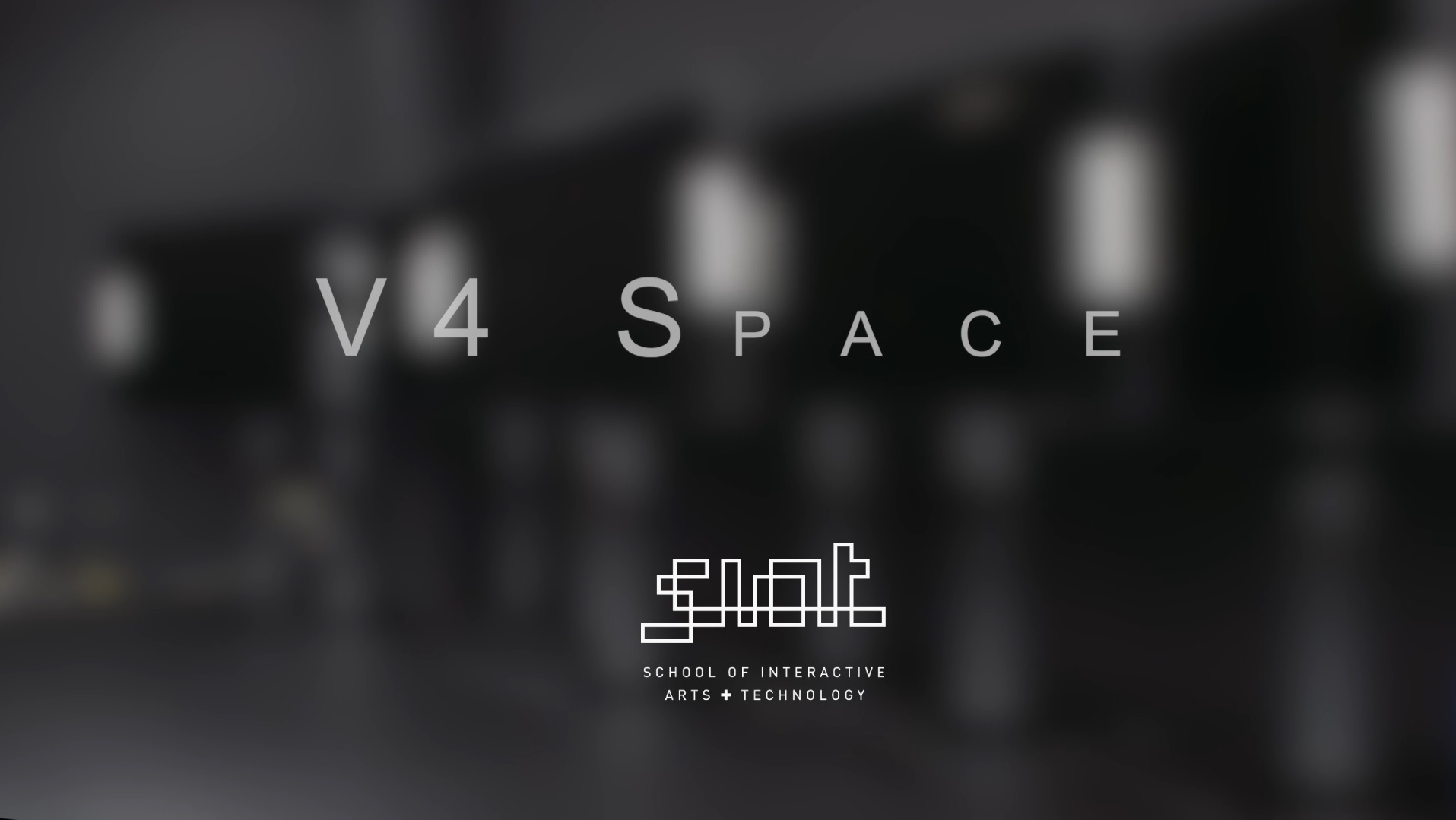 Title of V4Space Project with SIAT logo