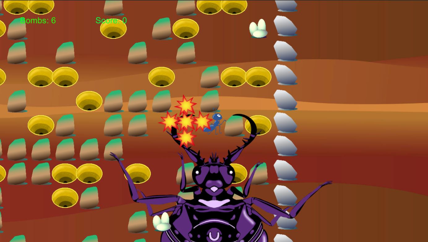 Ant Blast screenshot of gameplay