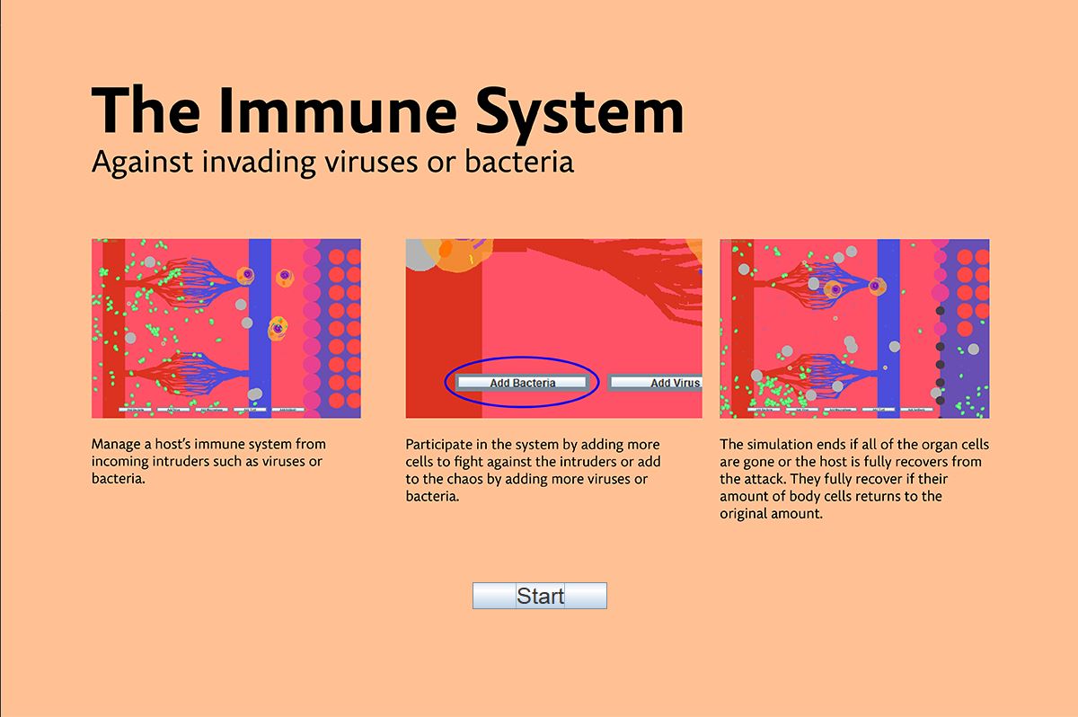 Immune System title screen