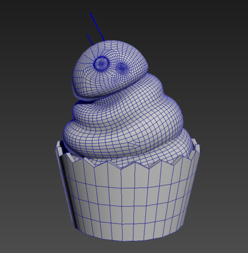 A retopologized BB8