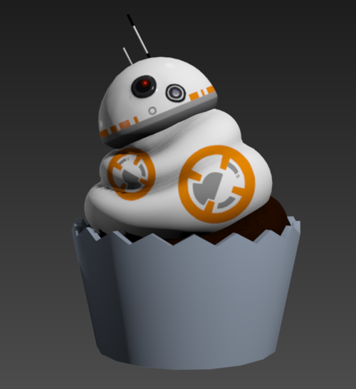 A textured BB8