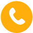 A round icon with a phone on it