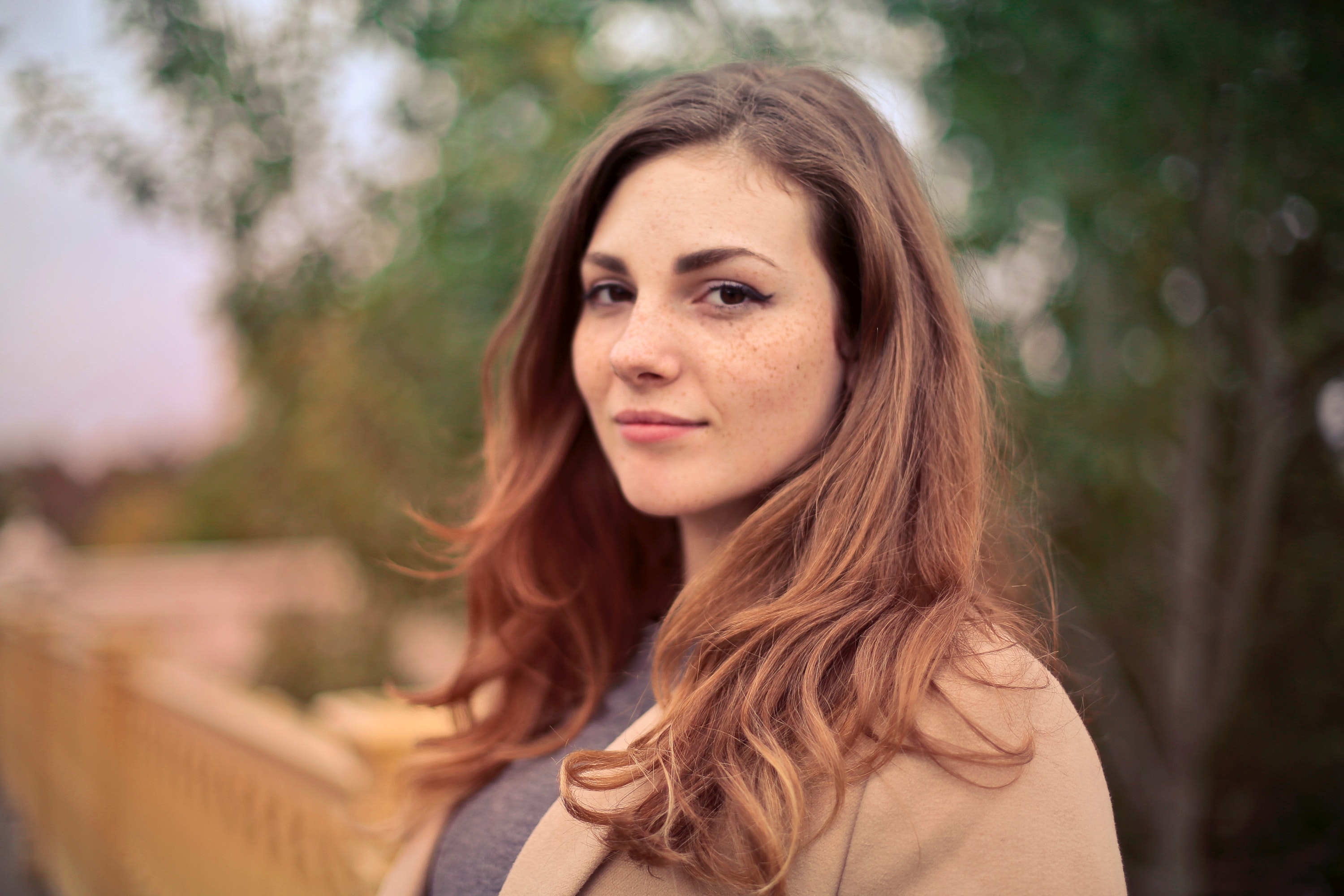 photo of a young woman smiling