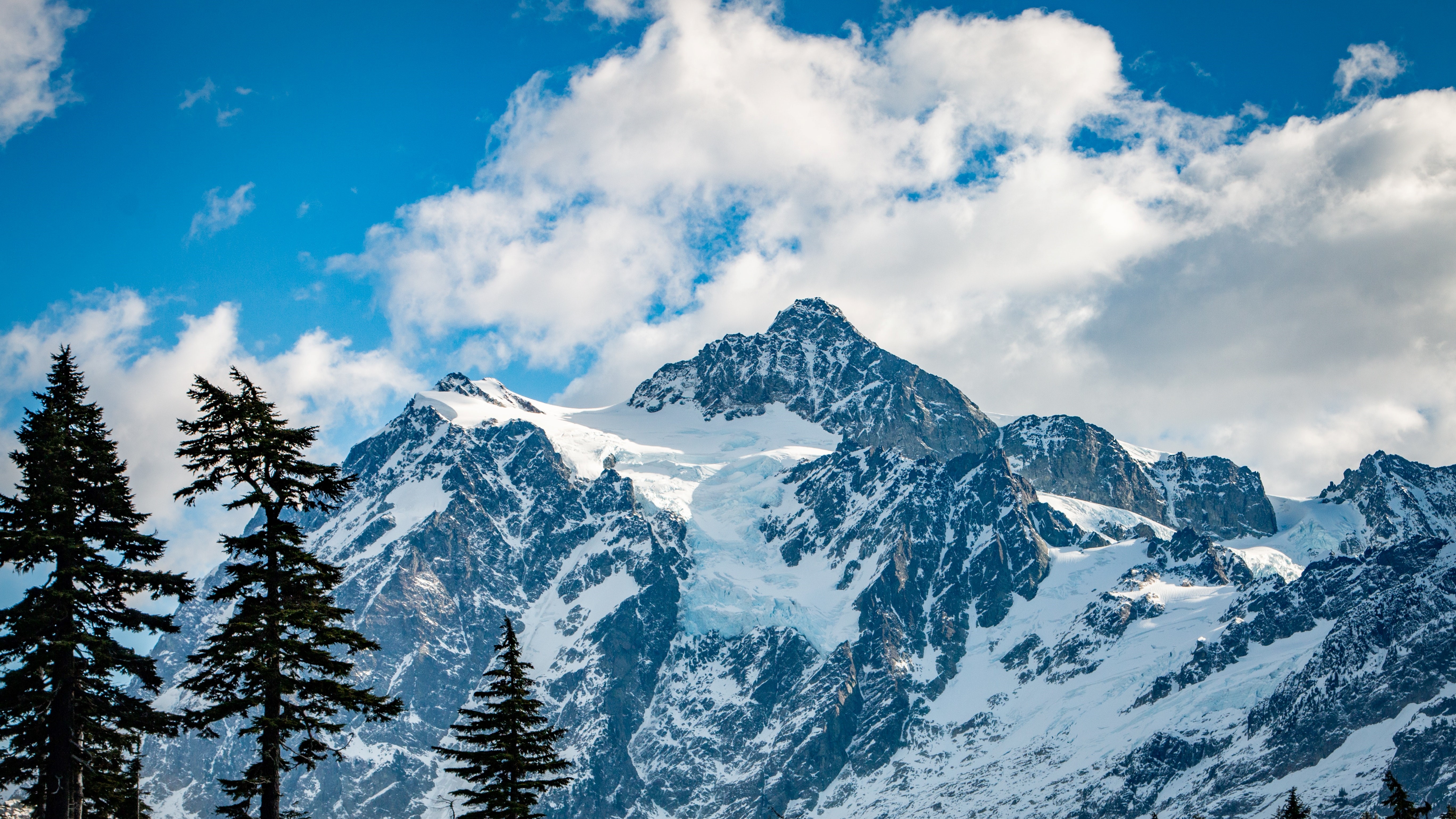 A photo of a mountain range