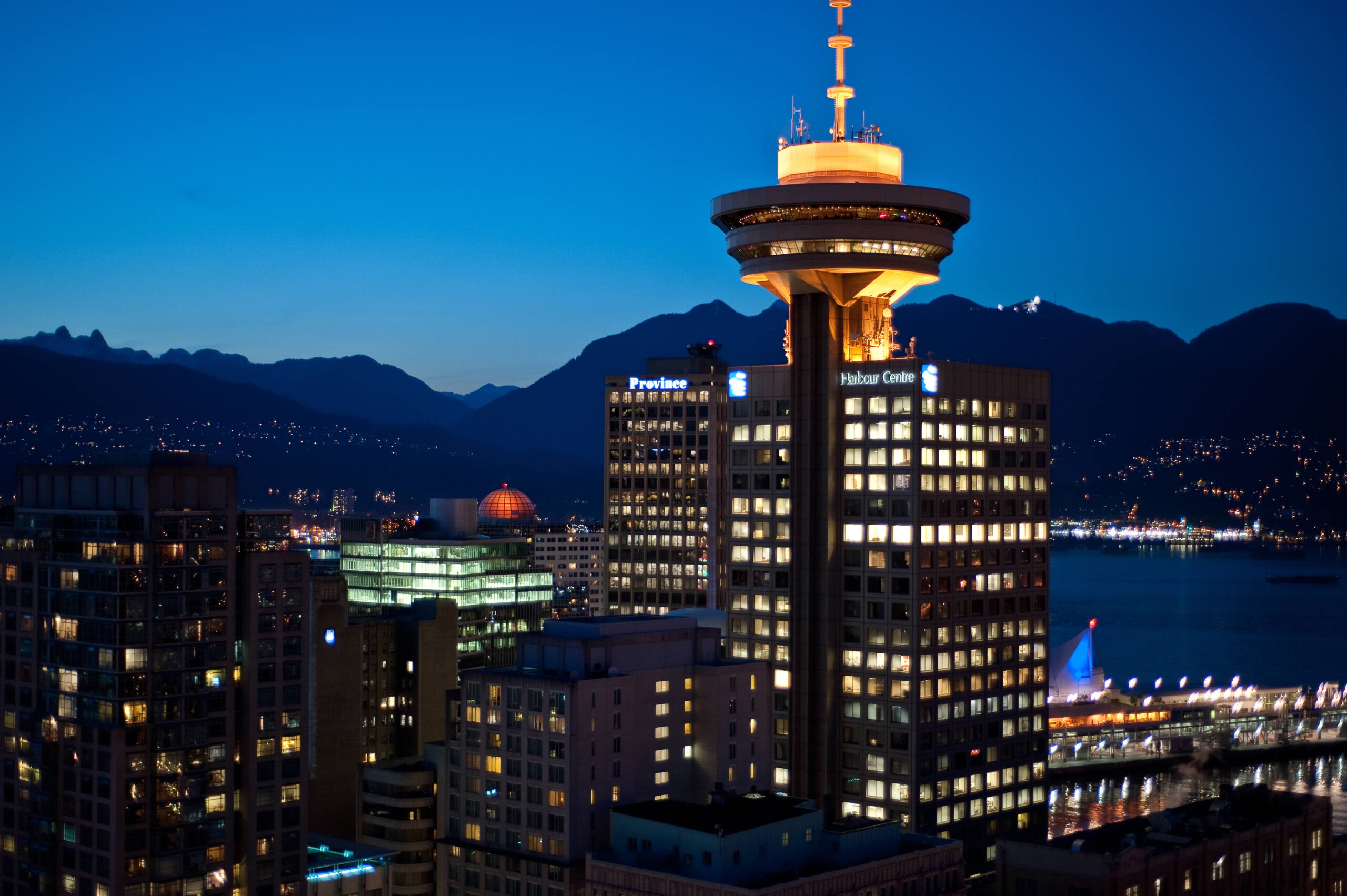 Harbour Centre in skyline