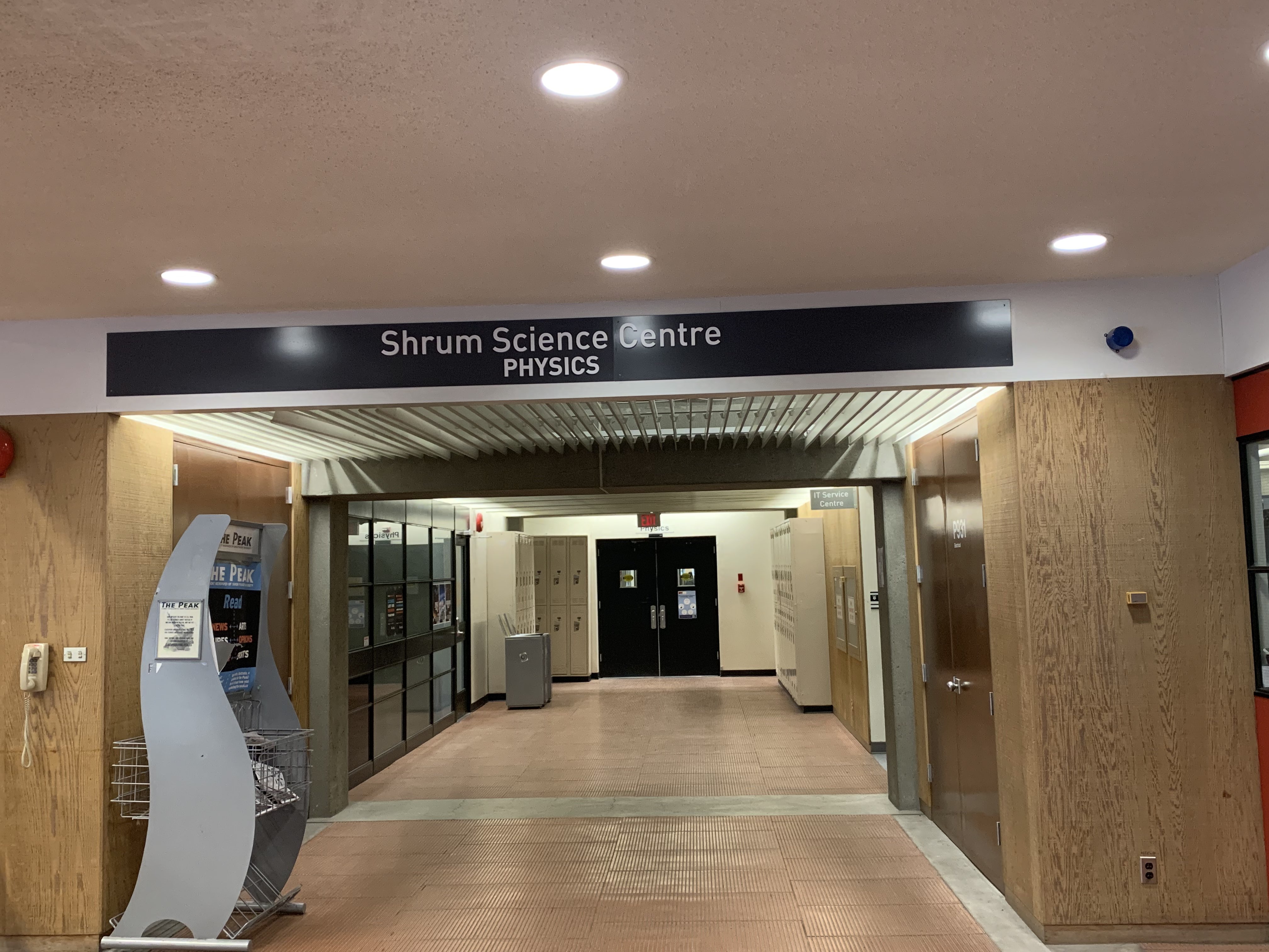 Shrum Science Centre Physics