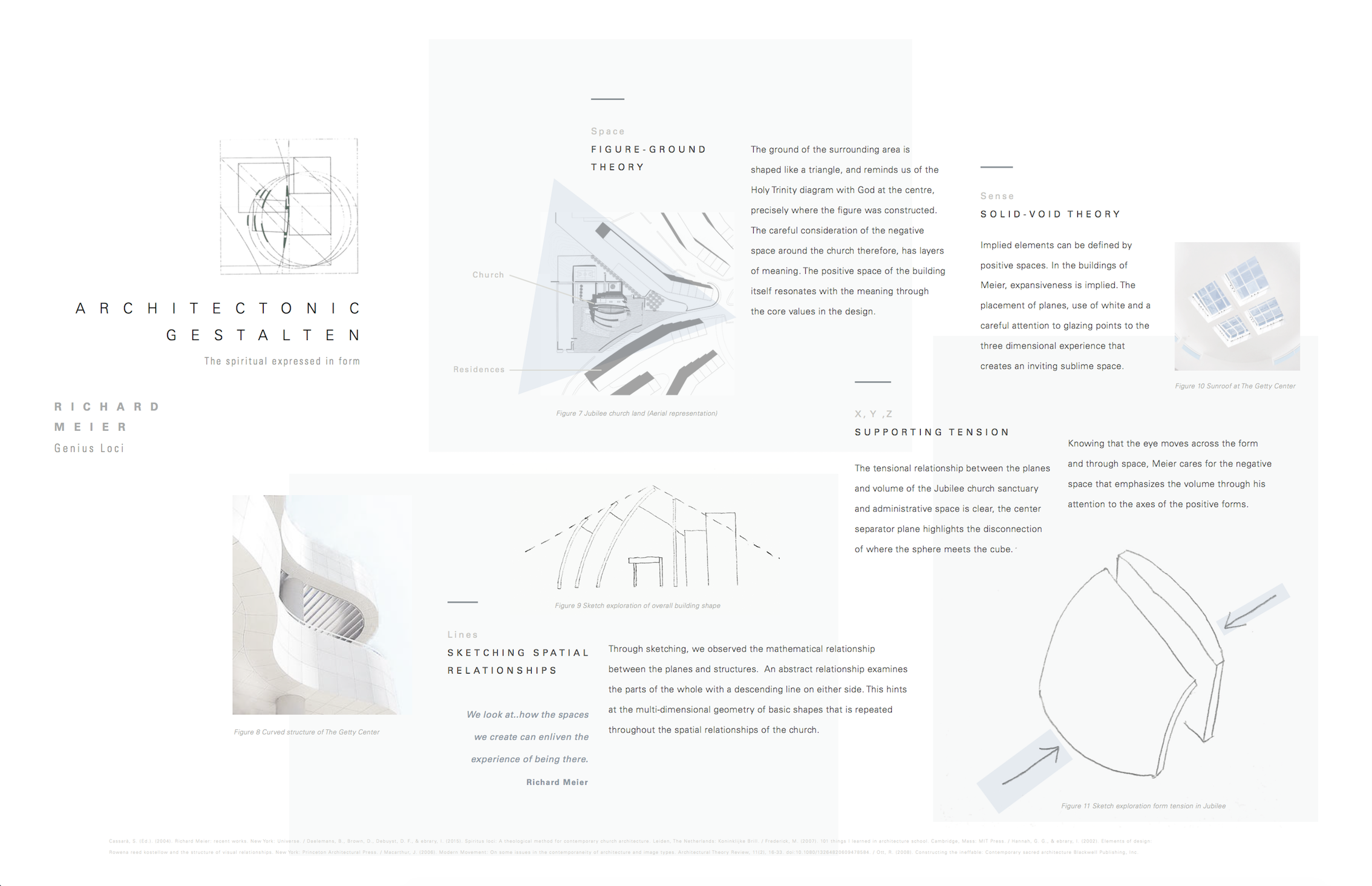 A graphic designed poster that shows the results of the research and synthesis process to clearly communicate values and form.