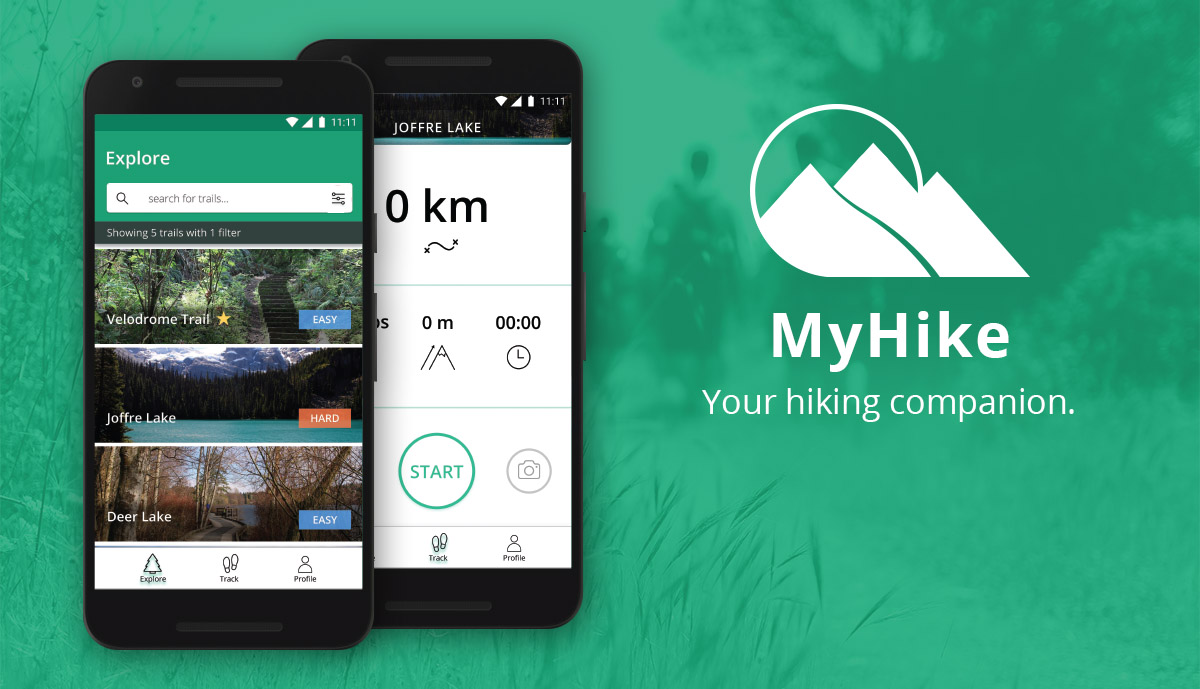 MyHike, a companion app for casual hikers