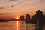 Float Plane at Sunrise